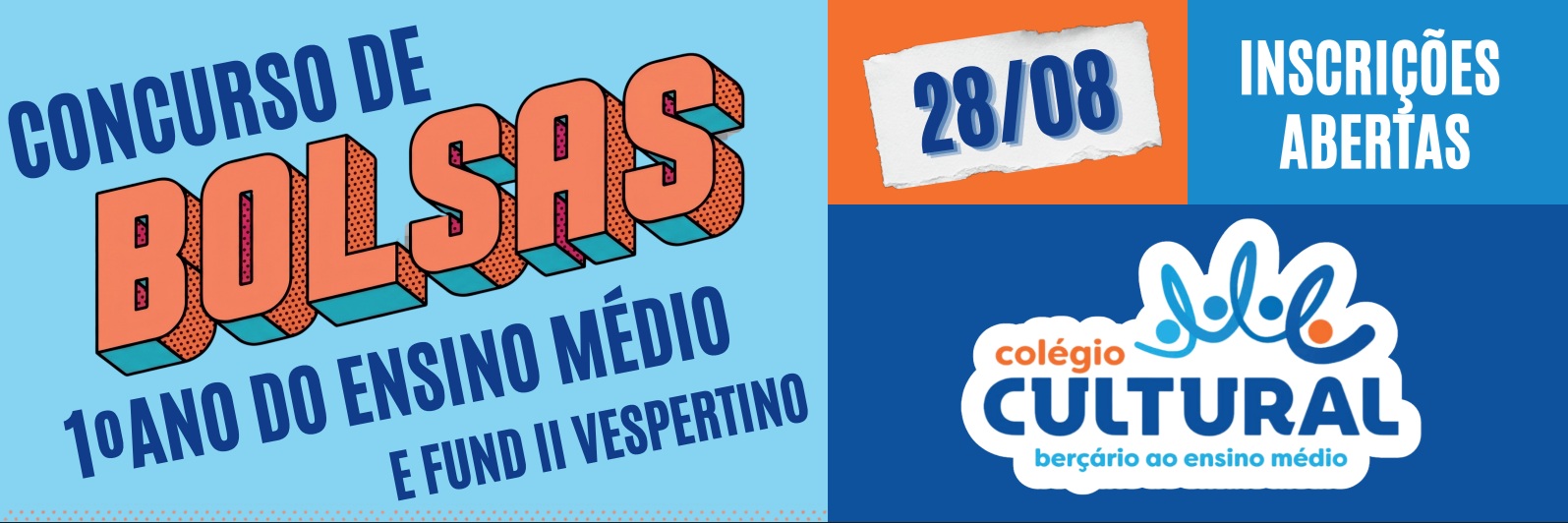 Matrículas Abertas 2026 - Colégio Cultural